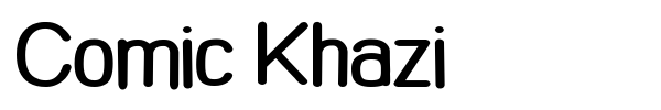 Comic Khazi font preview